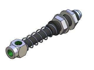 Soporte Roscado de Muelle para Ventosas M14 40