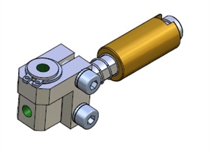 Spring loaded non-rotative vacuum cup arm 12 10