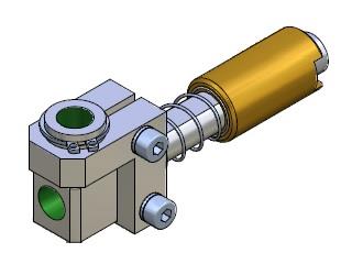 Spring loaded non-rotative vacuum cup arm 16 17