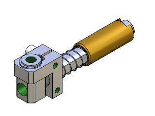 Spring loaded non-rotative vacuum cup arm 20 25