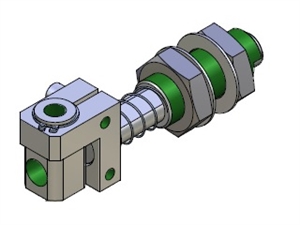 Soporte Roscado de Muelle Antirotación M20x1,5 48