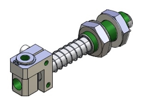 Soporte Roscado de Muelle Antirotación 10 M5 M5 10