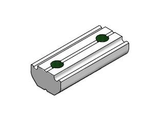 Nutenstein für Profile M4 16