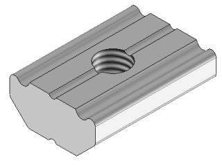 Channel nut for Profile M4