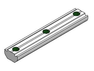 Channel nut for Profile with 3 channels M5 25