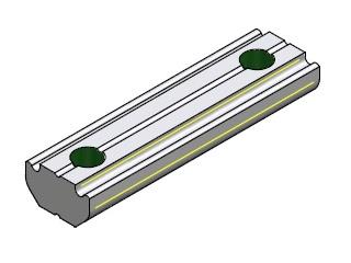 Nutenstein für Profile M5 28