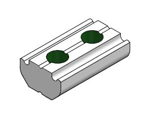 Nutenstein für Profile M5 9