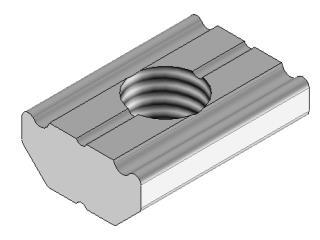 Channel nut for Profile M6