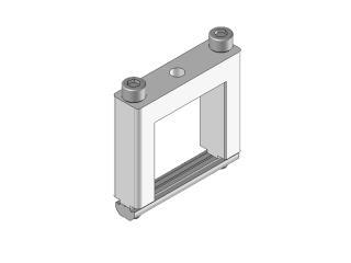 Square joint connector 40X40