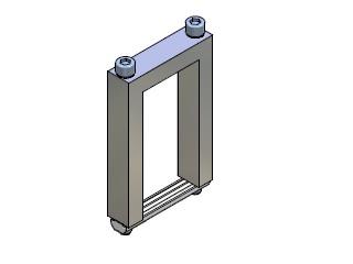 Elementos de unión en Cruz para Perfil - alto 40x80