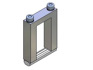 Square joint connector 25X50