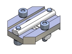 Cross joint connector 40X25