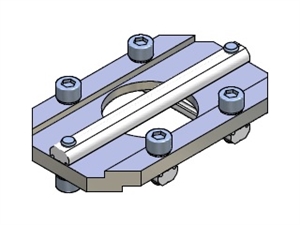 Cross joint connector 80X40