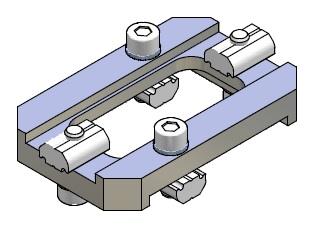 Cross joint connector 50x25