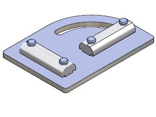 Lacznik z regulowanym katem 0-90° 25x25