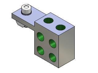 Air vacuum manifold X 2 IN 4+4 OUT