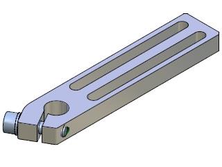 Klemmstück verstellbar und verstärkt 10 60