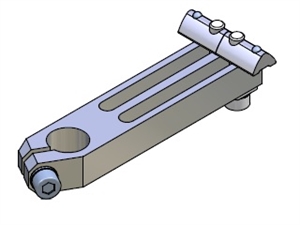 Klemmstück verstellbar und verstärkt 14 50 6