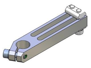 Klemmstück verstellbar und verstärkt 14 50 X