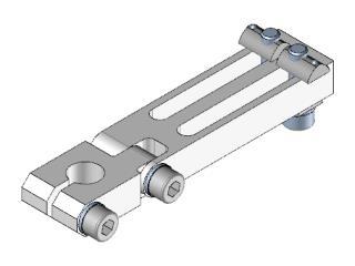 Long angle clamp - swivel head 10 5-pl