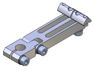 Long angle clamp - swivel head 10 6-pl