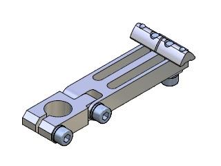 Long angle clamp - swivel head 14 6