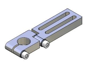 Pieza de apriete en escuadra con Articulación 16