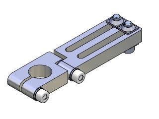 Long angle clamp - swivel head 16 5-pl