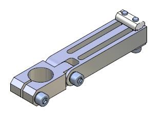 Pieza de apriete en escuadra con Articulación 20 X