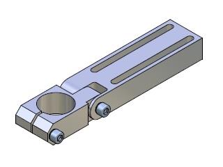 Pieza de apriete en escuadra con Articulación 30