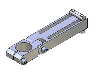 Long angle clamp - swivel head 30 X