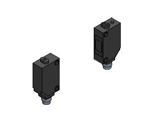 Fotosensore spot 1 mm emett/ricev PNP conn.M8 laser