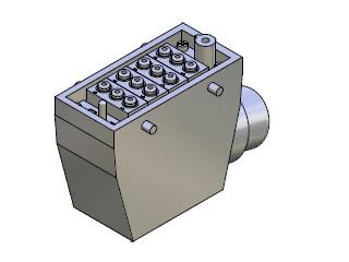 Zlacze pneumatyczne Harting 12P00E (chwytak)