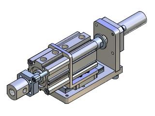 Movable vacuum unit BVAE32 with double stroke guided 20