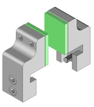 Dita per pinza parallela Ø16