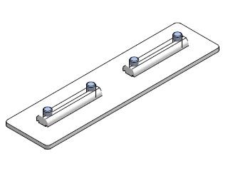 Profilverbinder Gerade-Form 40x160