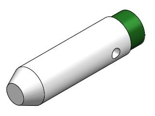 Zentrierbolzen 30 100 M27X1