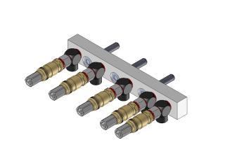 Connessioni aria per SWMM5.M5 5 attacchi