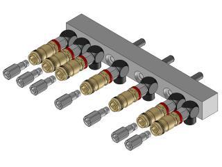 Pneumatic connection for quick changer CA.SWM M5 M5 7