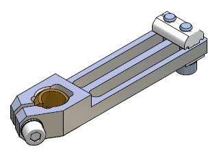 Winkelklemmstück mit Kugelgelenk 10 50 X