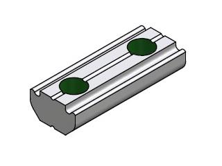 Nutenstein für Profile M6 16