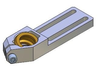 Long Angle Clamp With Ball joint 20 60