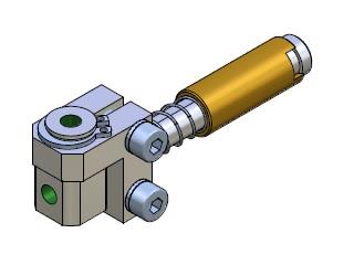 Spring loaded non-rotative vacuum cup arm 10 10