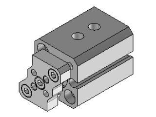 Compact cylinder / Guide Rod Type 12 10