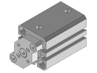 Compact cylinder / Guide Rod Type 16 20