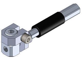 Smooth-body non-rotative telescopic suspension 10 M5 M5 10