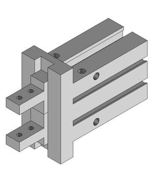 Pinza paralela - estándar easy 16 GS carrera larga