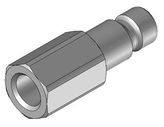 Stecknippel für Schnellschlusskupplung M5