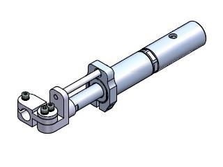 Telescopic self retracing suspension