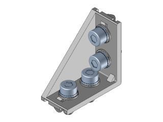 Angular para Perfil 25x18 T-nuts 5